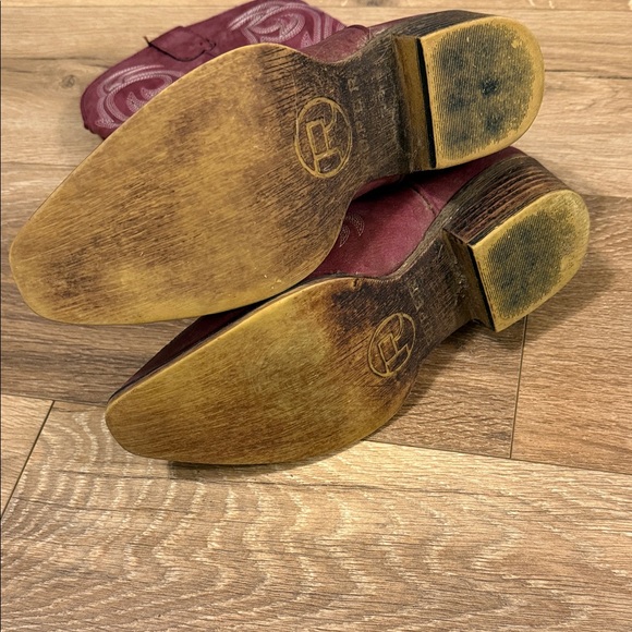 Roper Women's Western Boots in Red/Burgundy - Picture 4 of 4